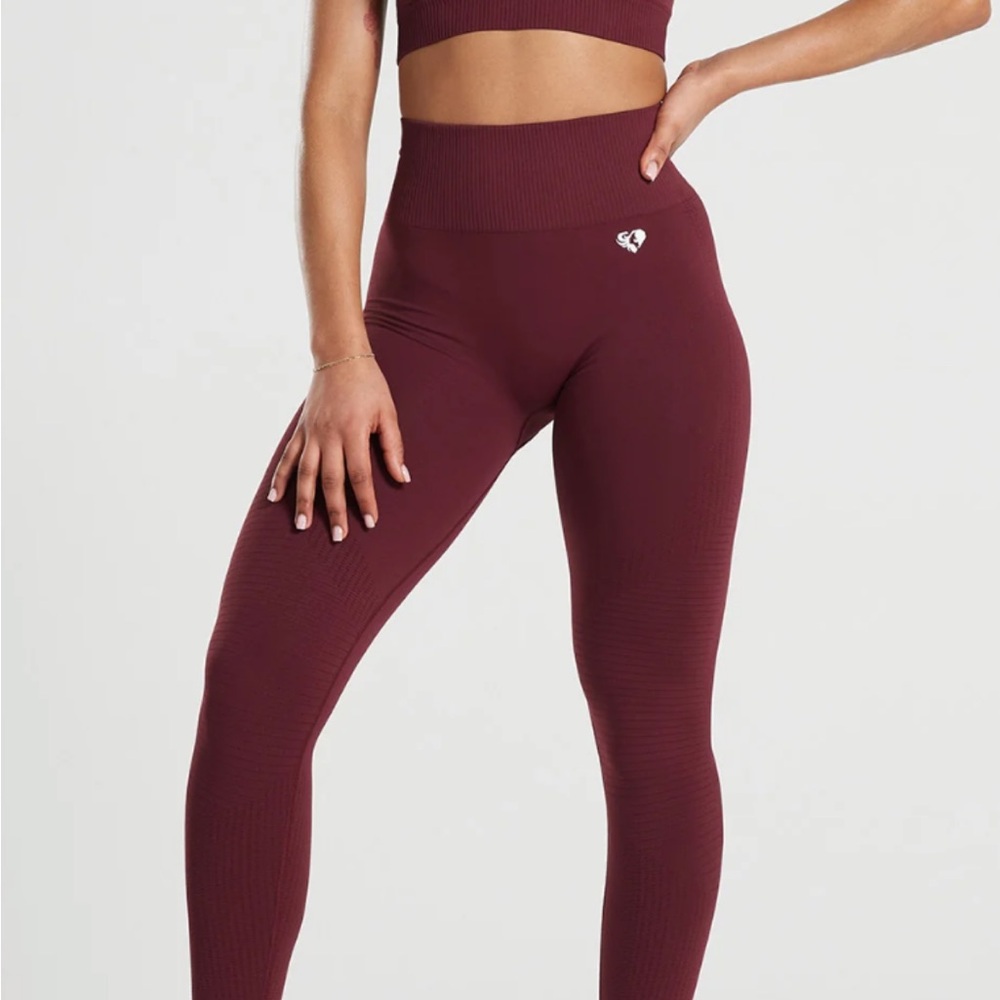 Women's Best Dark Cherry Power Seamless Leggings